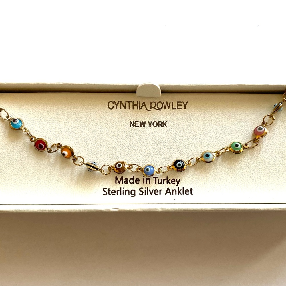 Cynthia Rowley Evil Eye Anklet